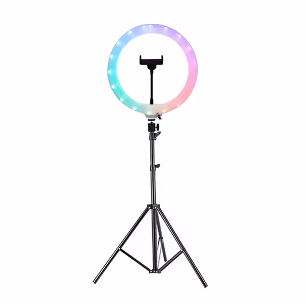 رینگ لایت RGB مدل 3D-30 به همراه پایه