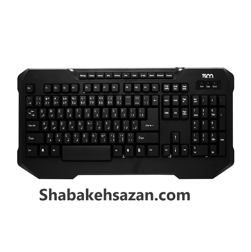 کیبورد تسکو مدل TK 8026 با حروف فارسی