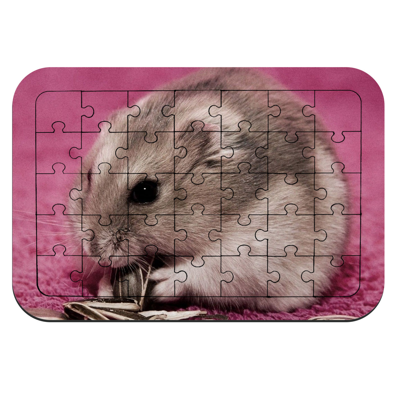 پازل 35 تکه طرح همستر شکمو مدل NI1053