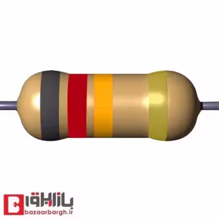 مقاومت 82 کیلو اهم 1/2 وات 5 درصد