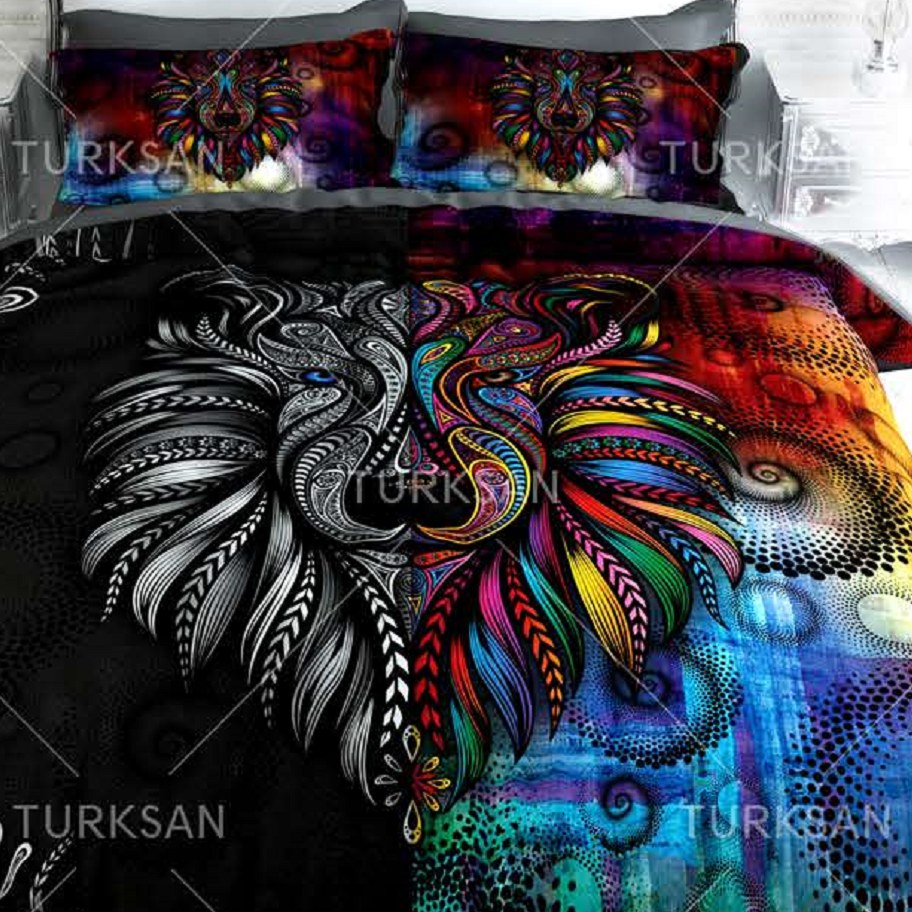 سرویس روتختی ترکسان دو نفره  تک رو 6تکه طرح D132