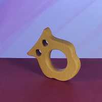 عروسک- دندونی و نیش کش کاملا ارگانیک مدل جغد