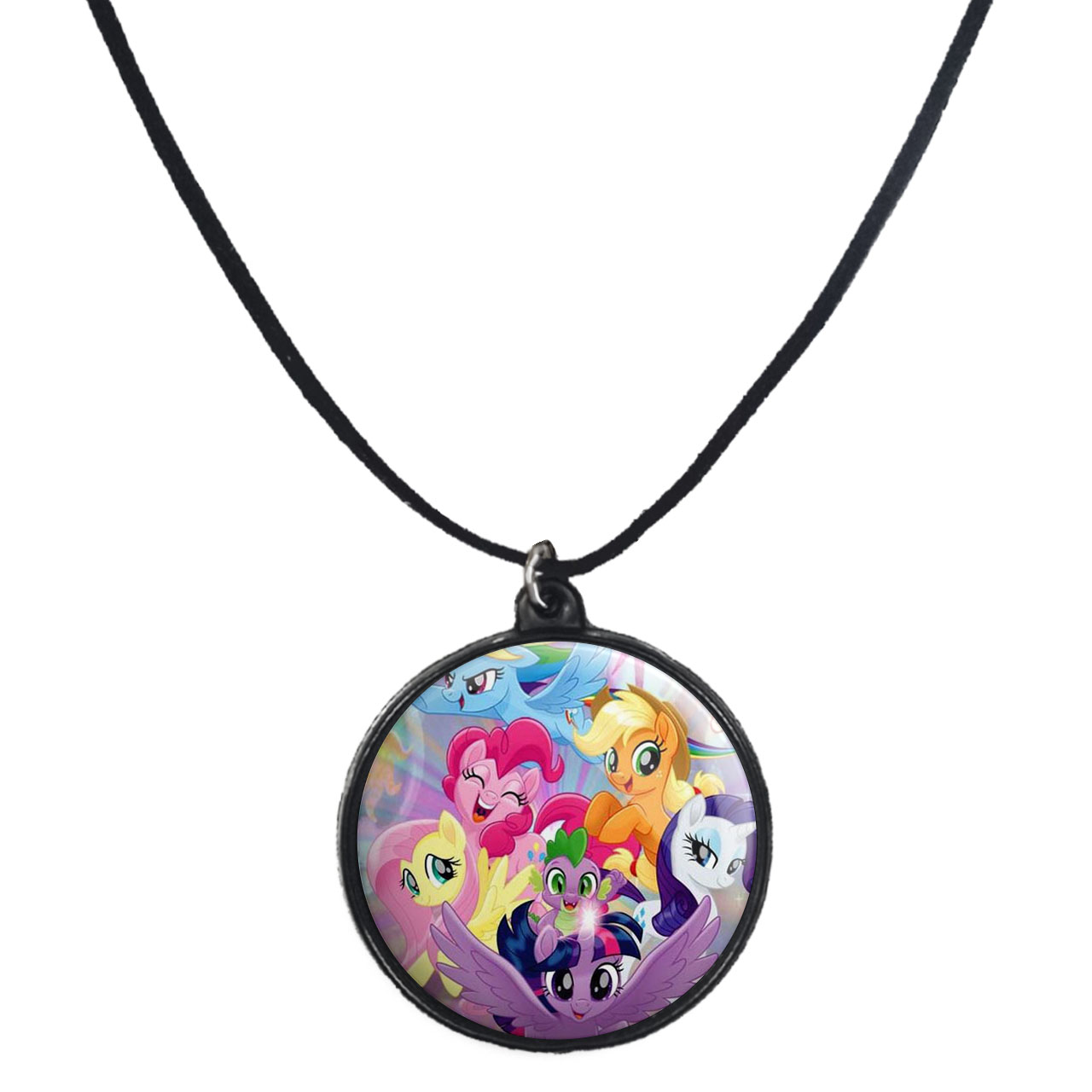 گردنبند پرمانه طرح یونیکورن کد pmb.362مدل دو طرفه