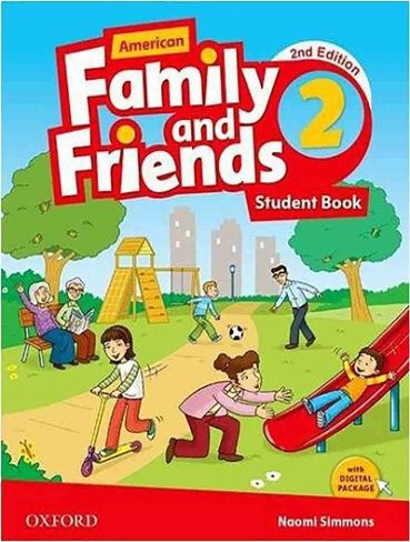 American Family and Friends 2 2nd کتاب امریکن فامیلی فرندز 2 (سایز رحلی -A4)