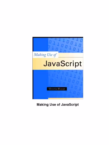خرید و دانلود نسخه کامل کتاب Making Use of JavaScript