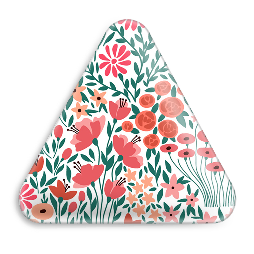 پیکسل خندالو طرح گل گلی مدل مثلثی کد 2239