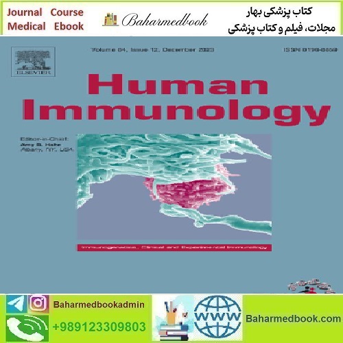 Human Immunology Volume 84 Issue 1 to 12 2023 TRU