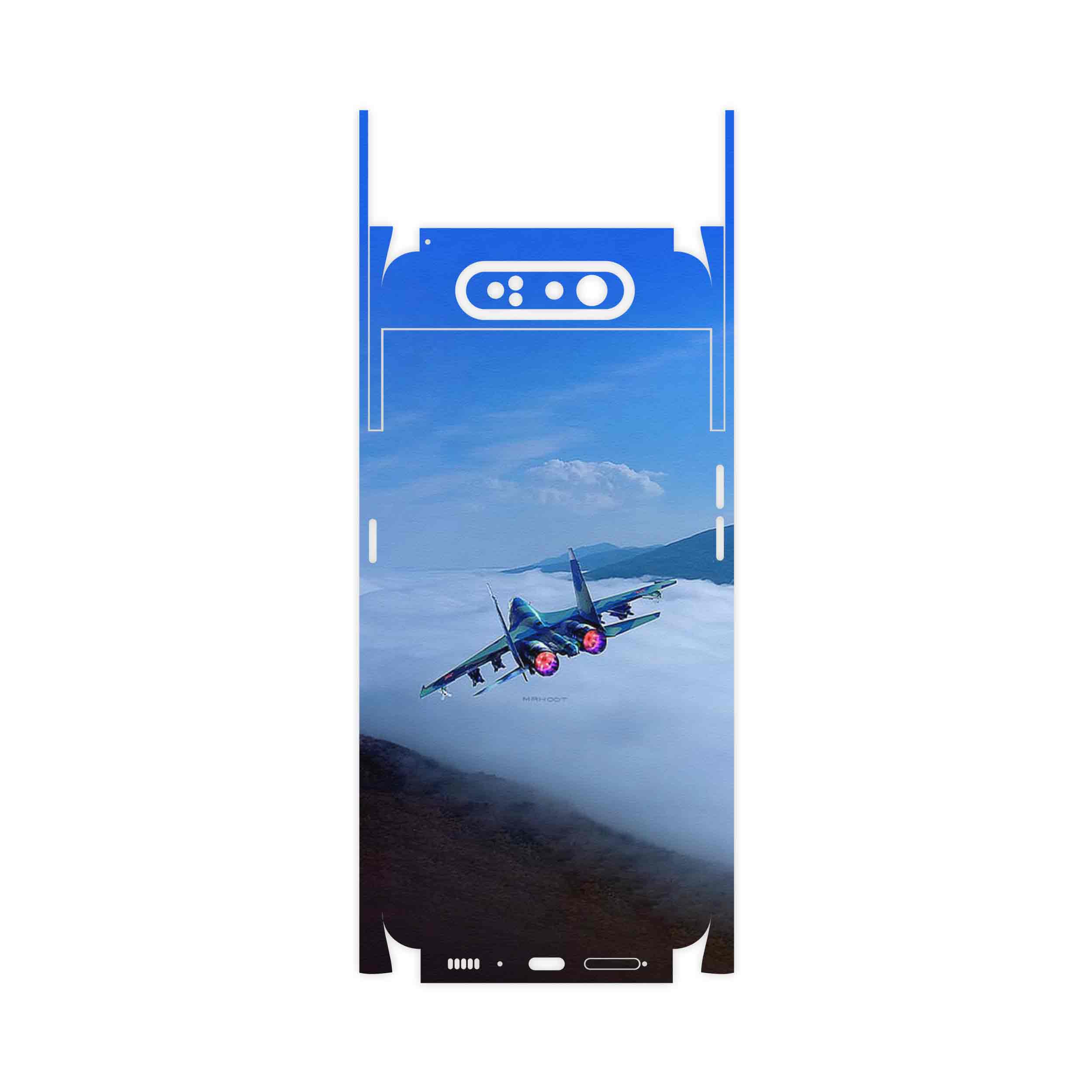 برچسب پوششی ماهوت مدل Fighter plane Su27-FullSkin مناسب برای گوشی موبایل سامسونگ Galaxy A80