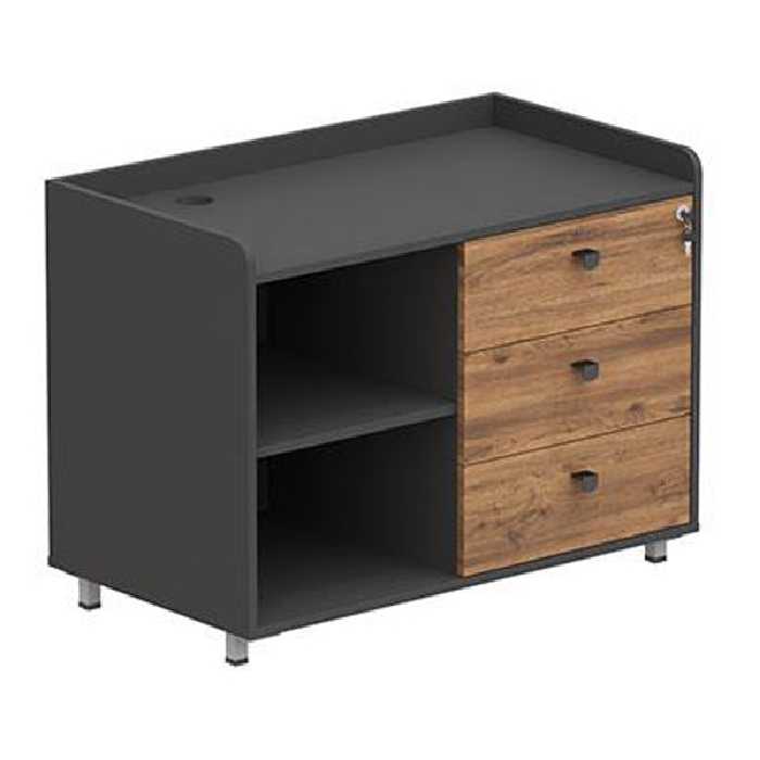 فایل نیلپر سه کشو طبقه‌دار کرودار مدل ODF557IX