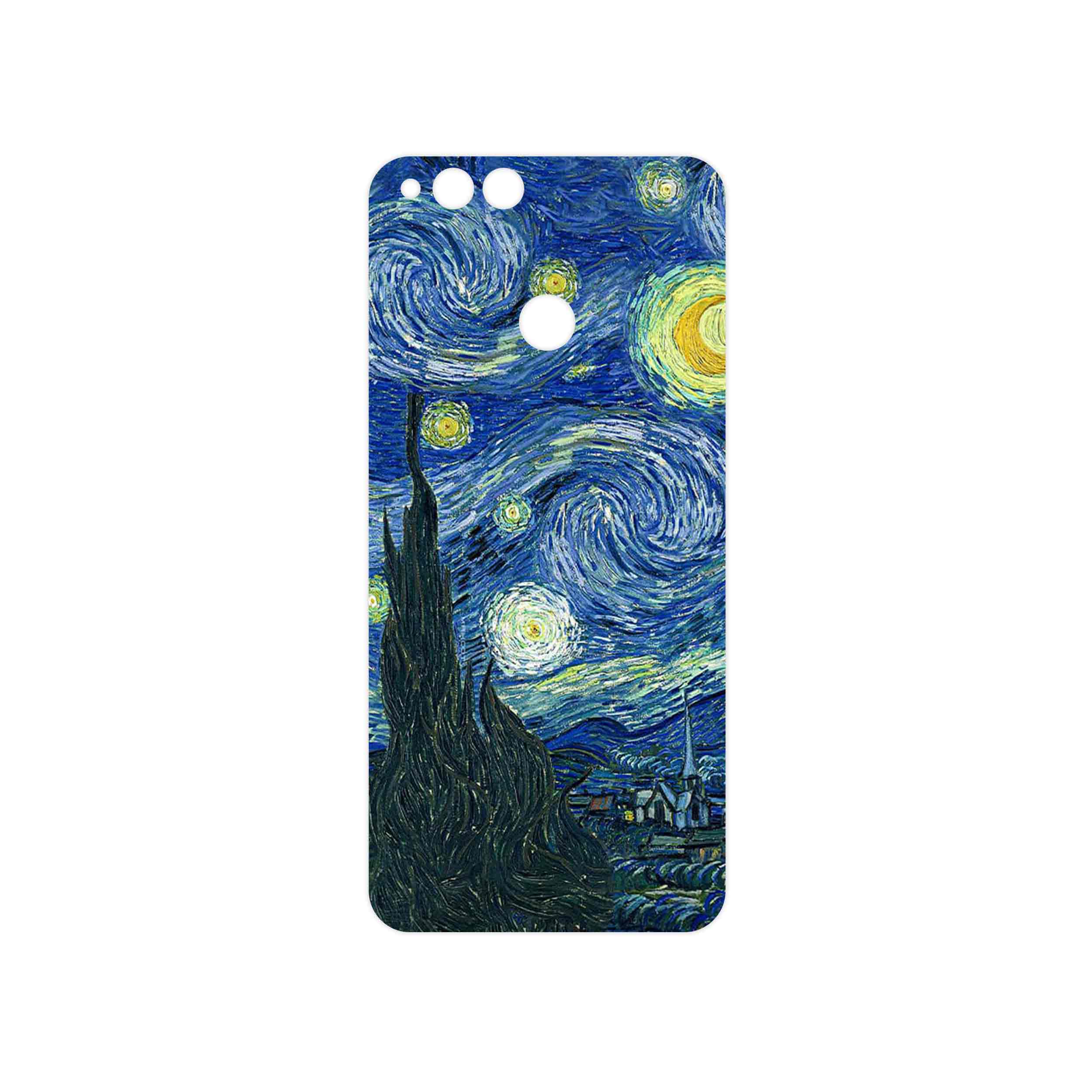 برچسب پوششی ماهوت مدل The Starry Night of van Gogh مناسب برای گوشی موبایل آنر 7X