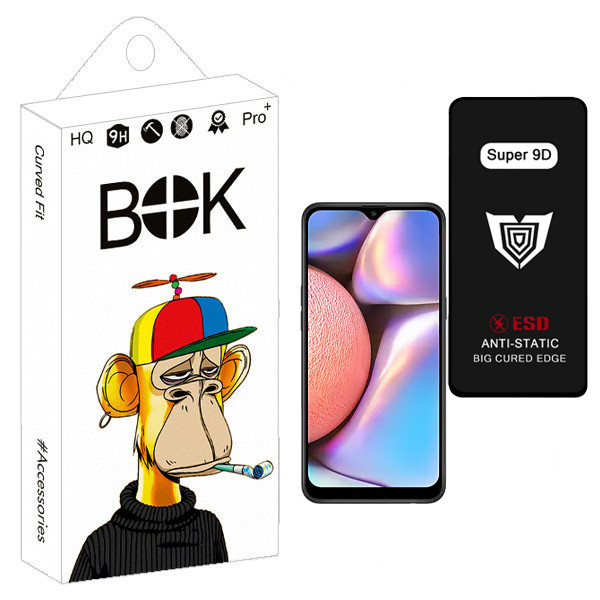 محافظ صفحه نمایش بوک مدل Super 9D مناسب برای گوشی موبایل سامسونگ Galaxy A10 | کالا برتری