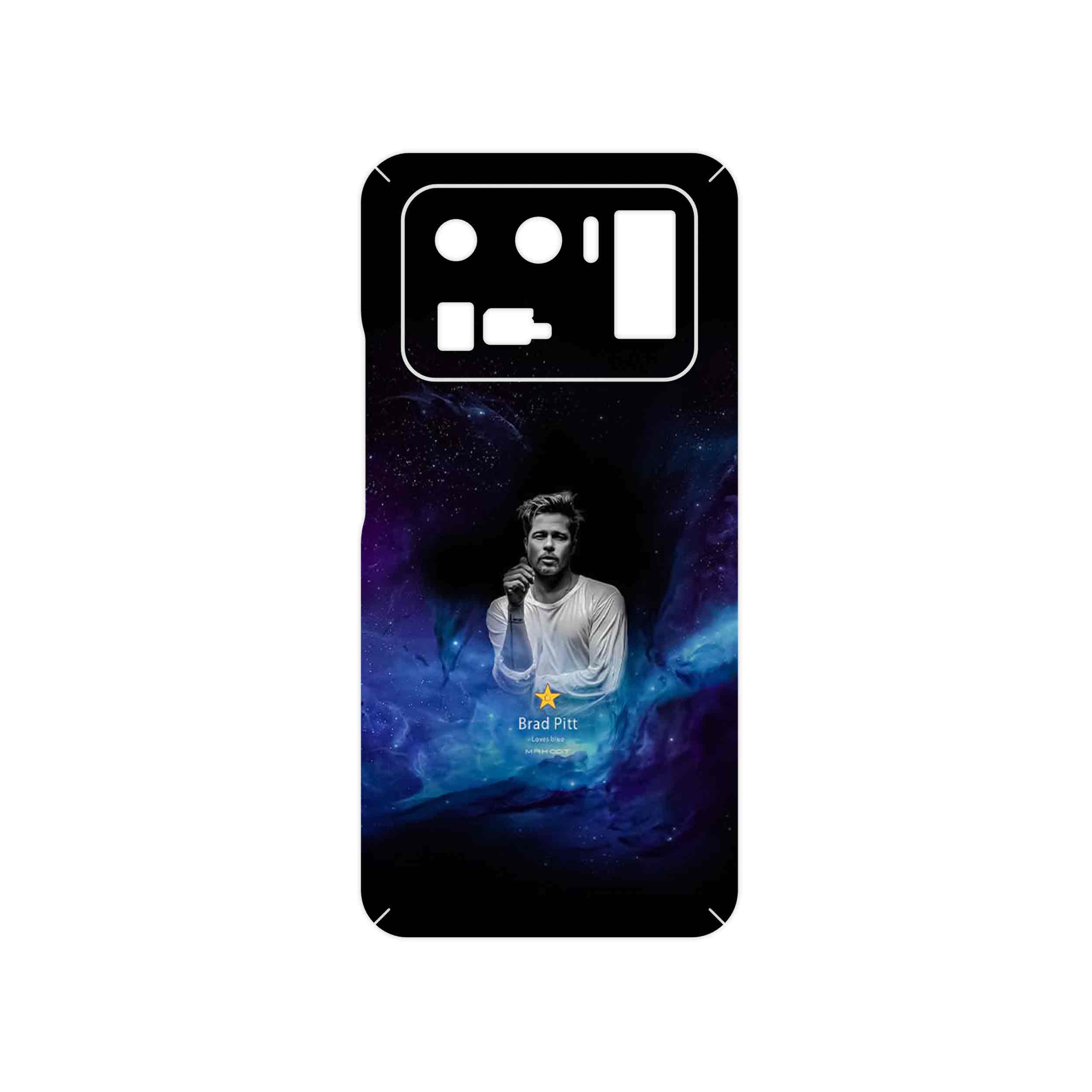 برچسب پوششی ماهوت مدل Brad Pitt مناسب برای گوشی موبایل شیائومی Mi 11 Ultra