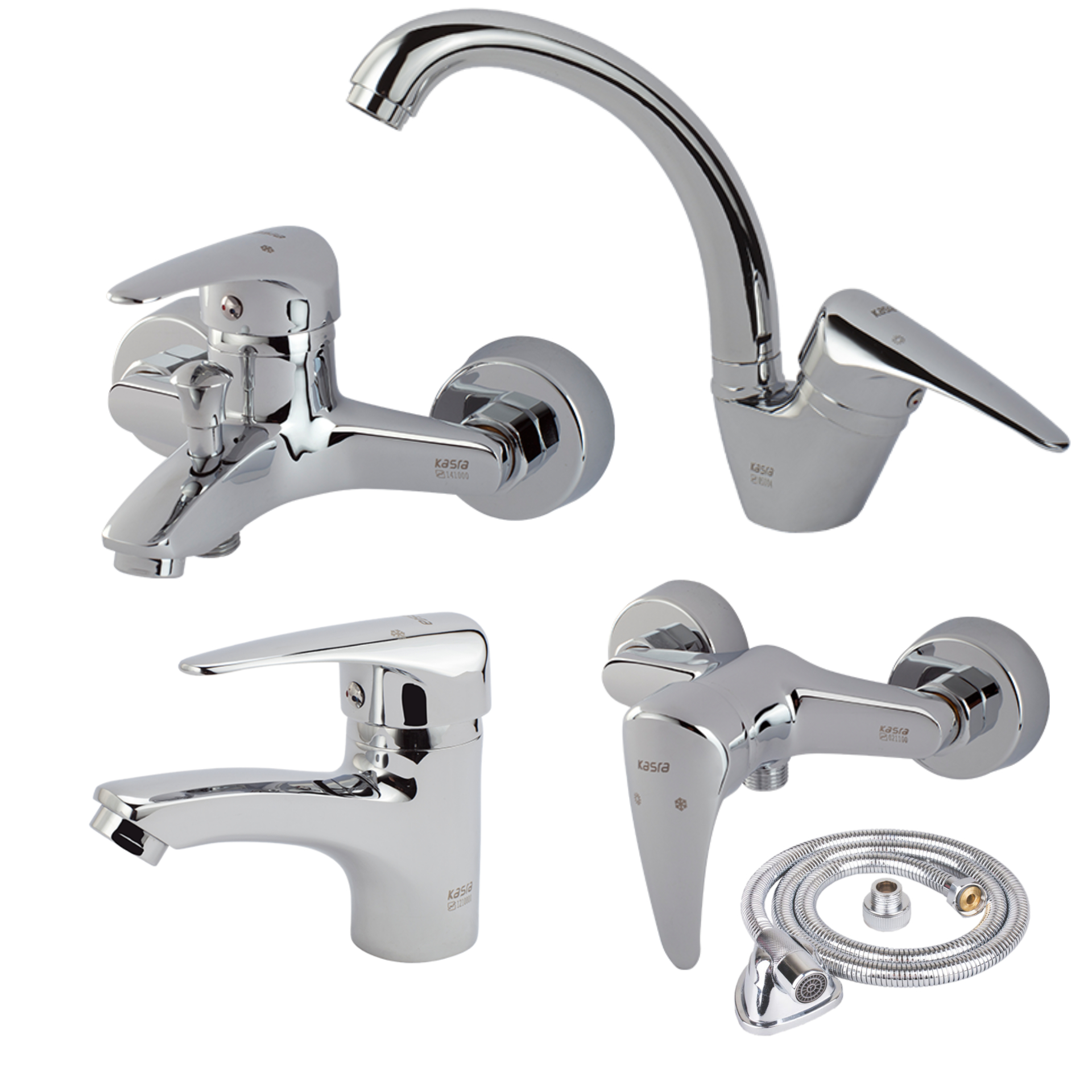 ست شیرآلات کسری مدل کارون مجموعه 5 عددی