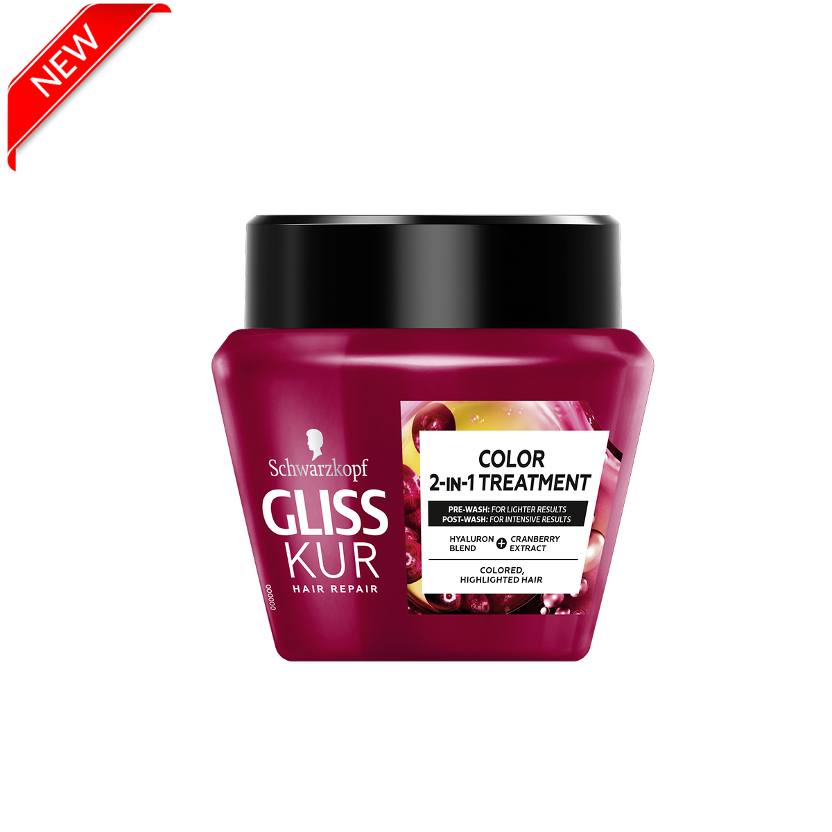 ماسک مو گلیس داخل حمام ترمیم کننده موهای رنگ شده Gliss
