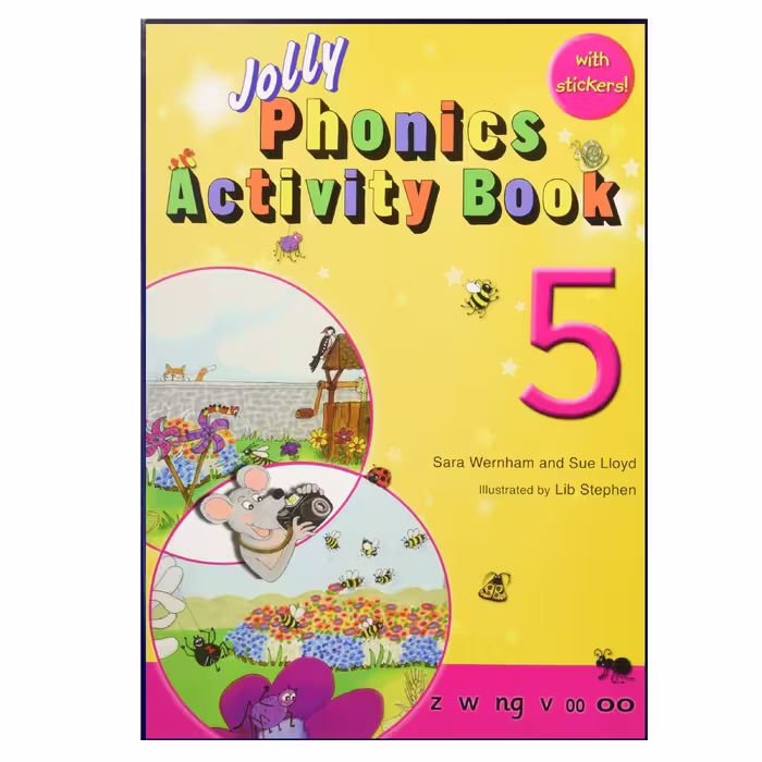 کتاب Jolly Phonics Activity Book 5 اثر Sue Lioyd and Sara Wernham انتشارات هدف نوین