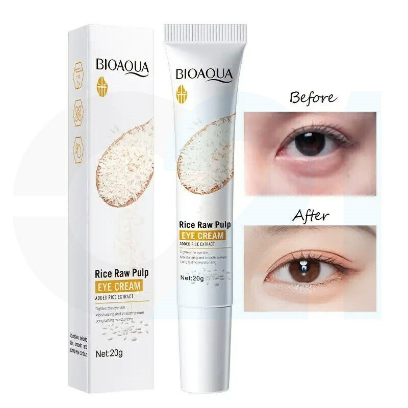 کرم دور چشم برنج بیواکوا ضدپیری و ضدچین و چروک کلاژن سازی دور چشم و روشن کننده 