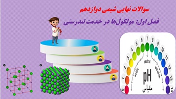 پاورپوینت سوالات نهایی شیمی دوازدهم رشته تجربی فصل اول مولکولها در خدمت تندرستی