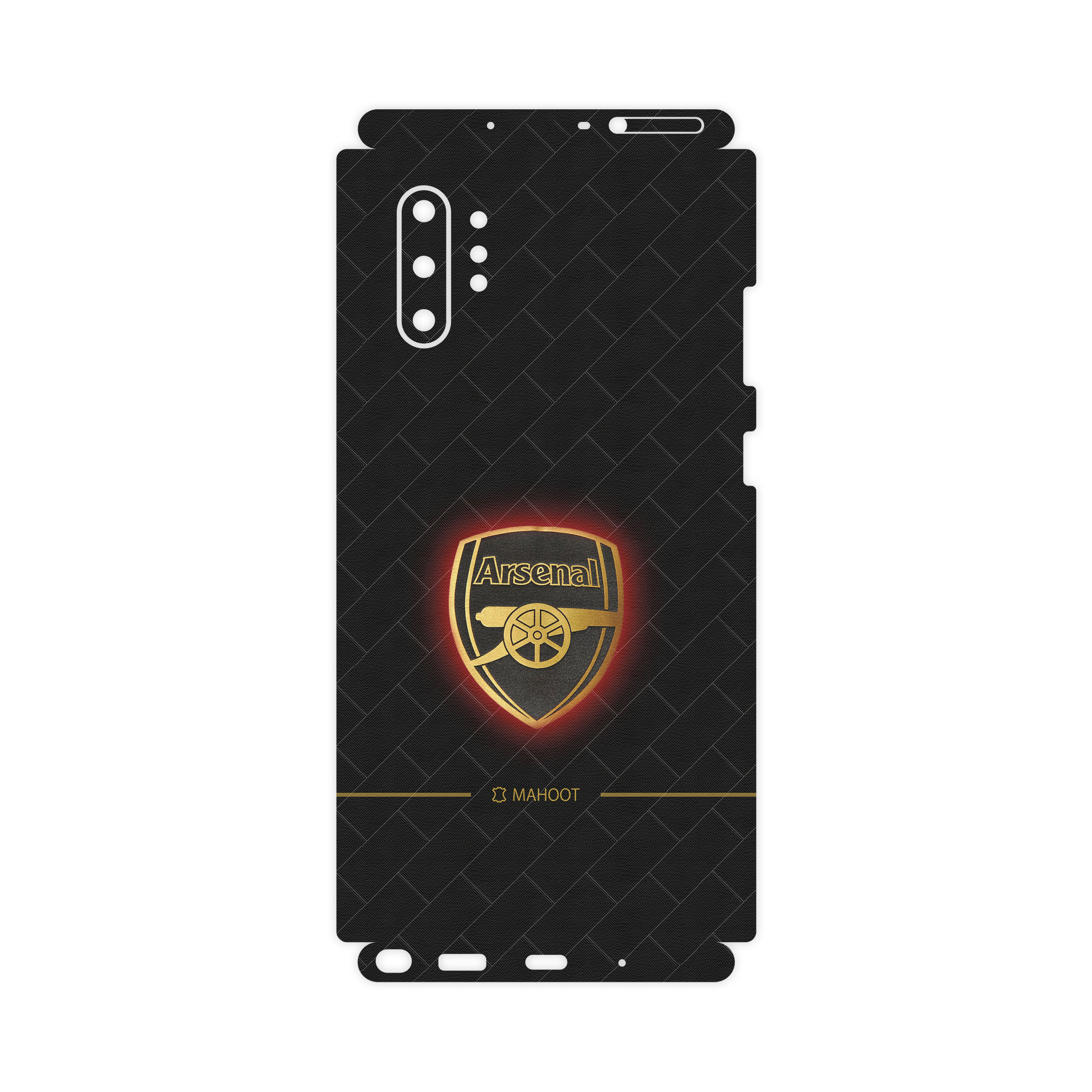 برچسب پوششی ماهوت مدل Full skin-Arsenal-FC مناسب برای گوشی موبایل سامسونگ Galaxy Note10Plus