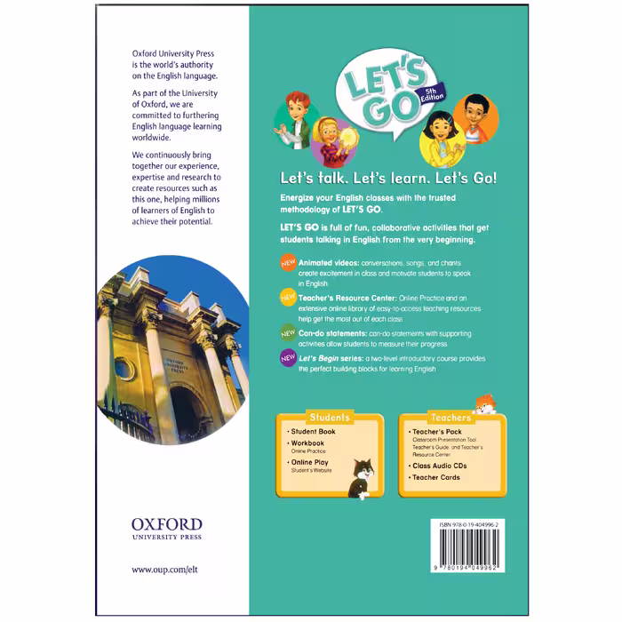 کتاب Lets Go Begin 1 5th اثر جمعی از نویسندگان انتشارات هدف نوین