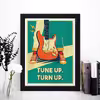 تابلو مدل Tune up Turn up کد  M1403-b