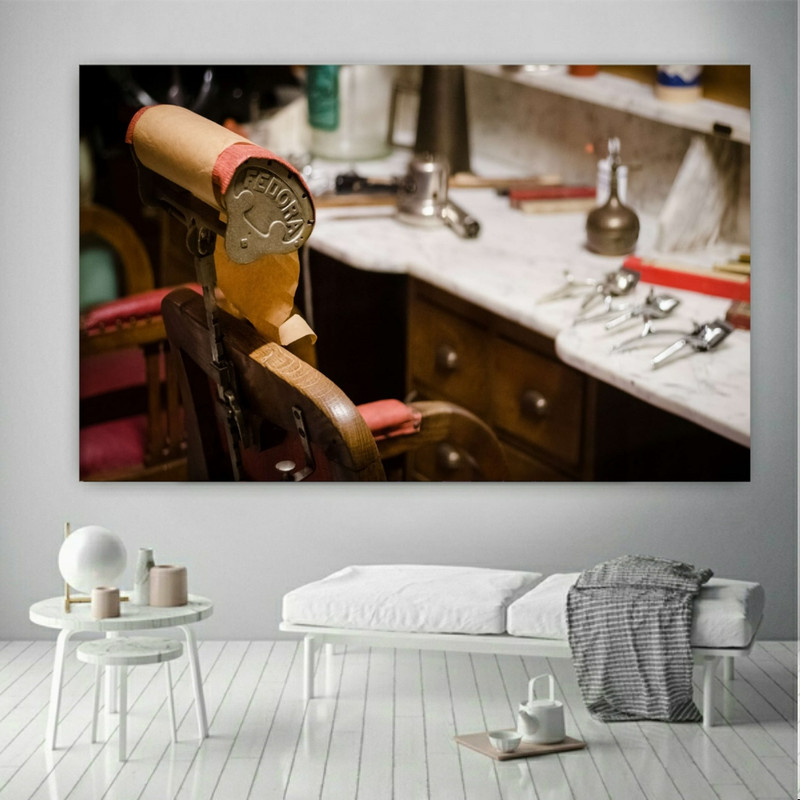 تابلو شاسی طرح آرایشگاه مدل SDT1416 | دنیای قاب