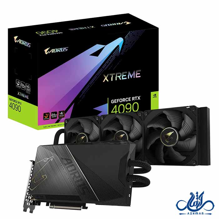 کارت گرافیک گیگابایت AORUS RTX 4090 XTREME WATERFORCE