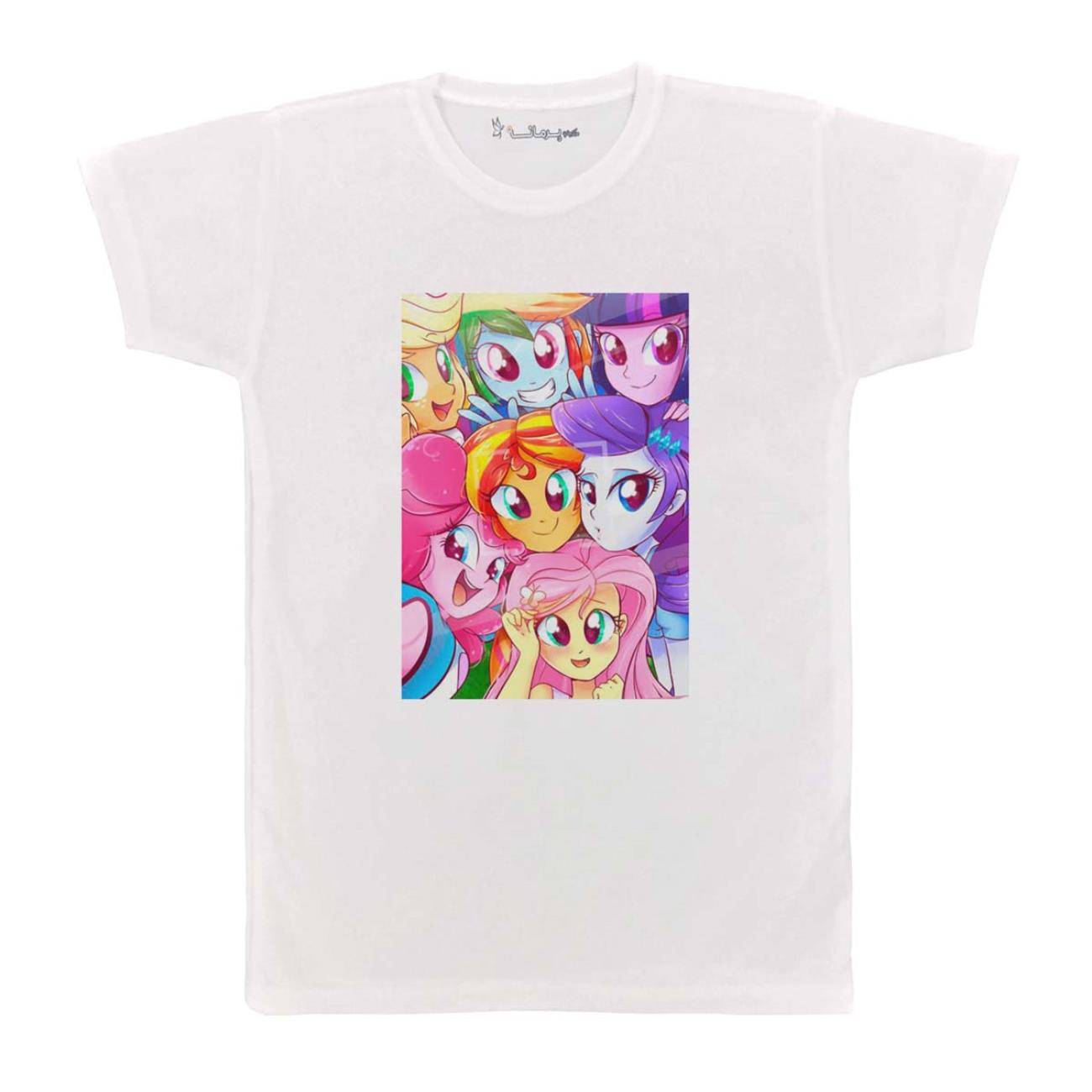 تی شرت بچگانه پرمانه طرح پونی کد pmt.4654