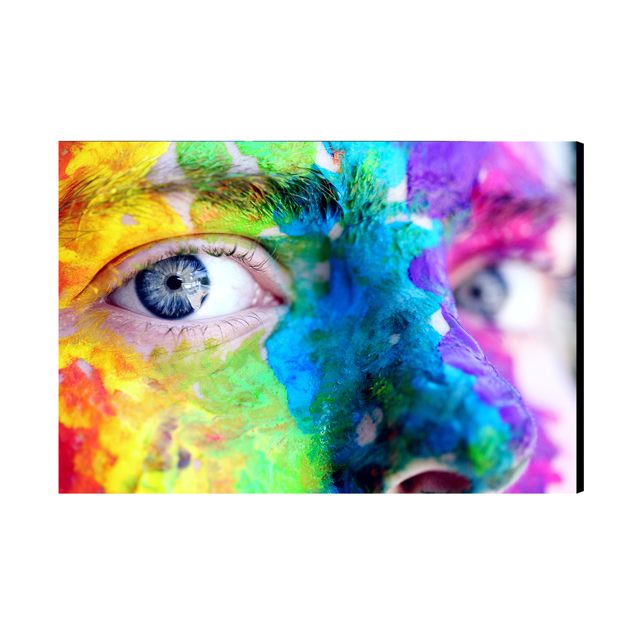 تابلو شاسی طرح صورت رنگی مدل As1238