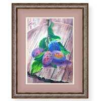 تابلو نقاشی آبرنگ طرح آلو کد 46