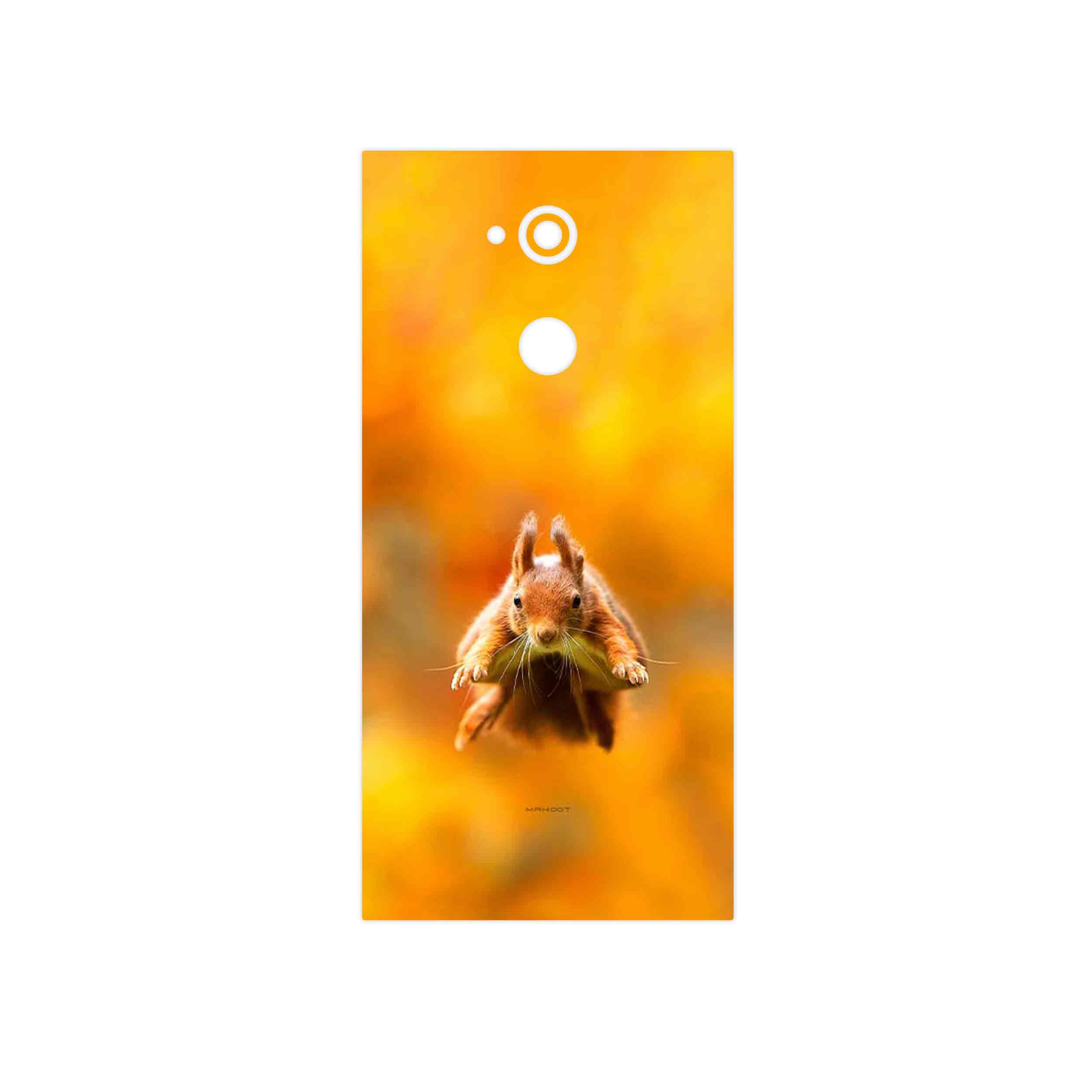 برچسب پوششی ماهوت مدل Squirrel مناسب برای گوشی موبایل سونی Xperia XA2 Ultra