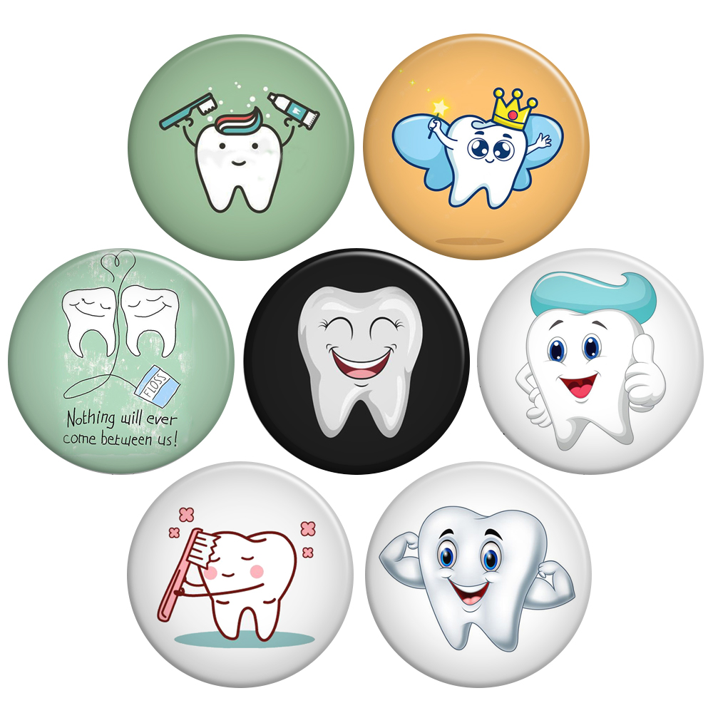 پیکسل گالری باجو طرح دندان و دندانپزشکی کد 90 مجموعه 7 عددی