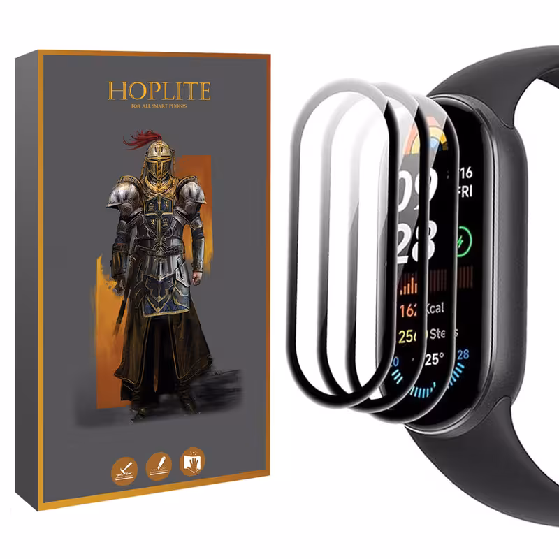 محافظ صفحه نمایش نانو هاپلایت مدل Pmma-HL مناسب برای ساعت هوشمند شیائومی Mi band 9 بسته سه عددی | کالا برتری
