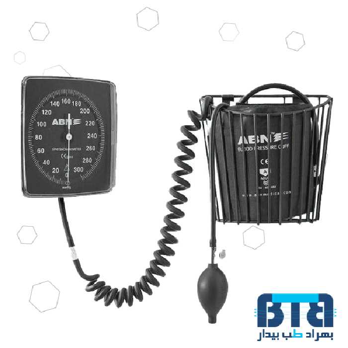 فشارسنج عقربه ای ای بی ان مدل دیواری