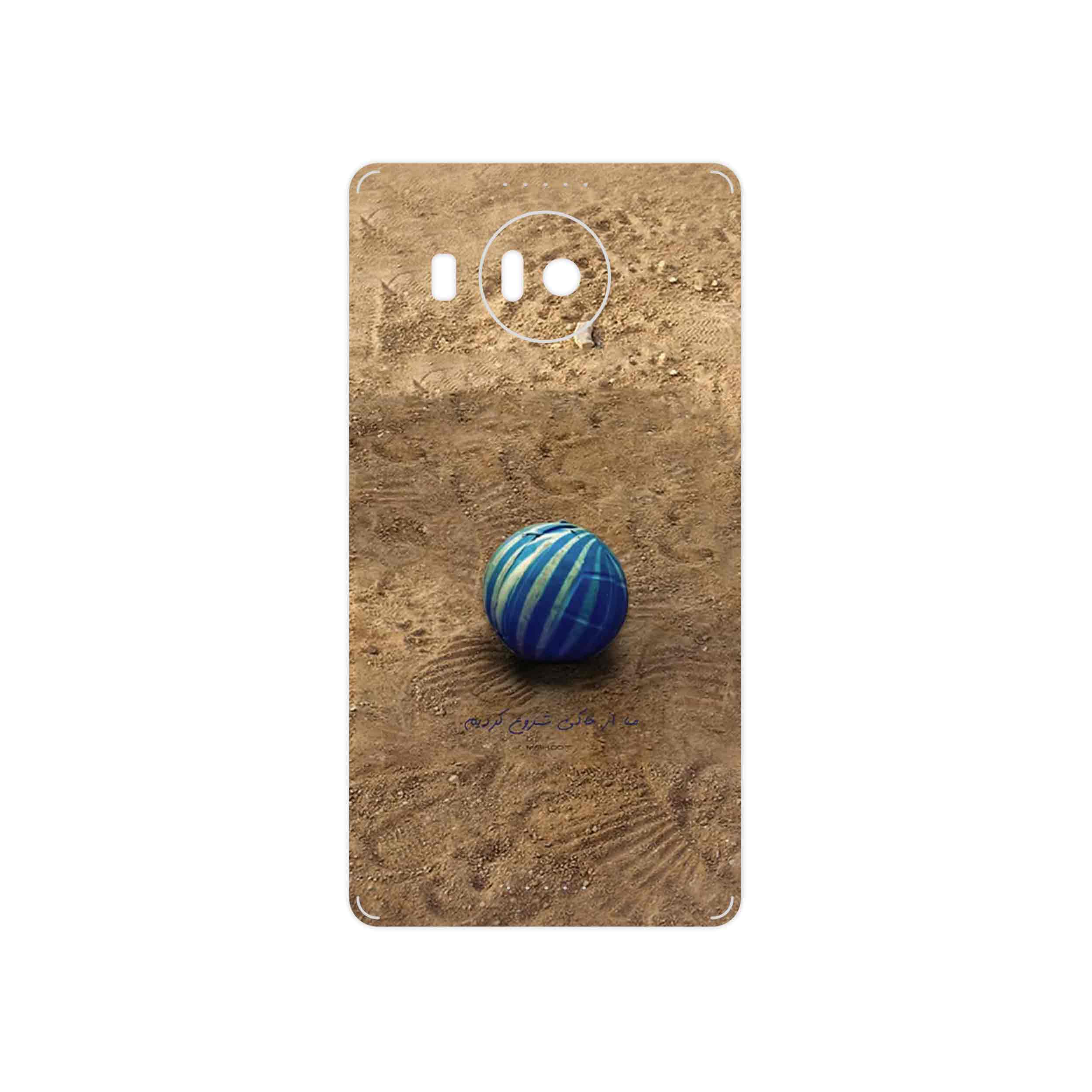برچسب پوششی ماهوت مدل Ball Nostalgia مناسب برای گوشی موبایل مایکروسافت Lumia 950 XL