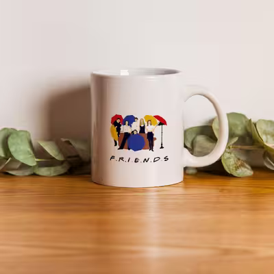 ماگ طرح friends مدل نرگس