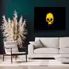 تابلو مدل gold skull کد F-12043