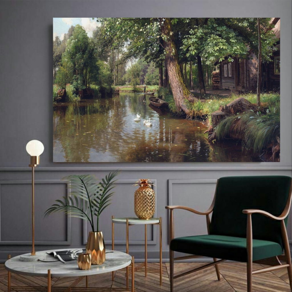  تابلو بوم طرح هنر کلاسیک مدل SDB302