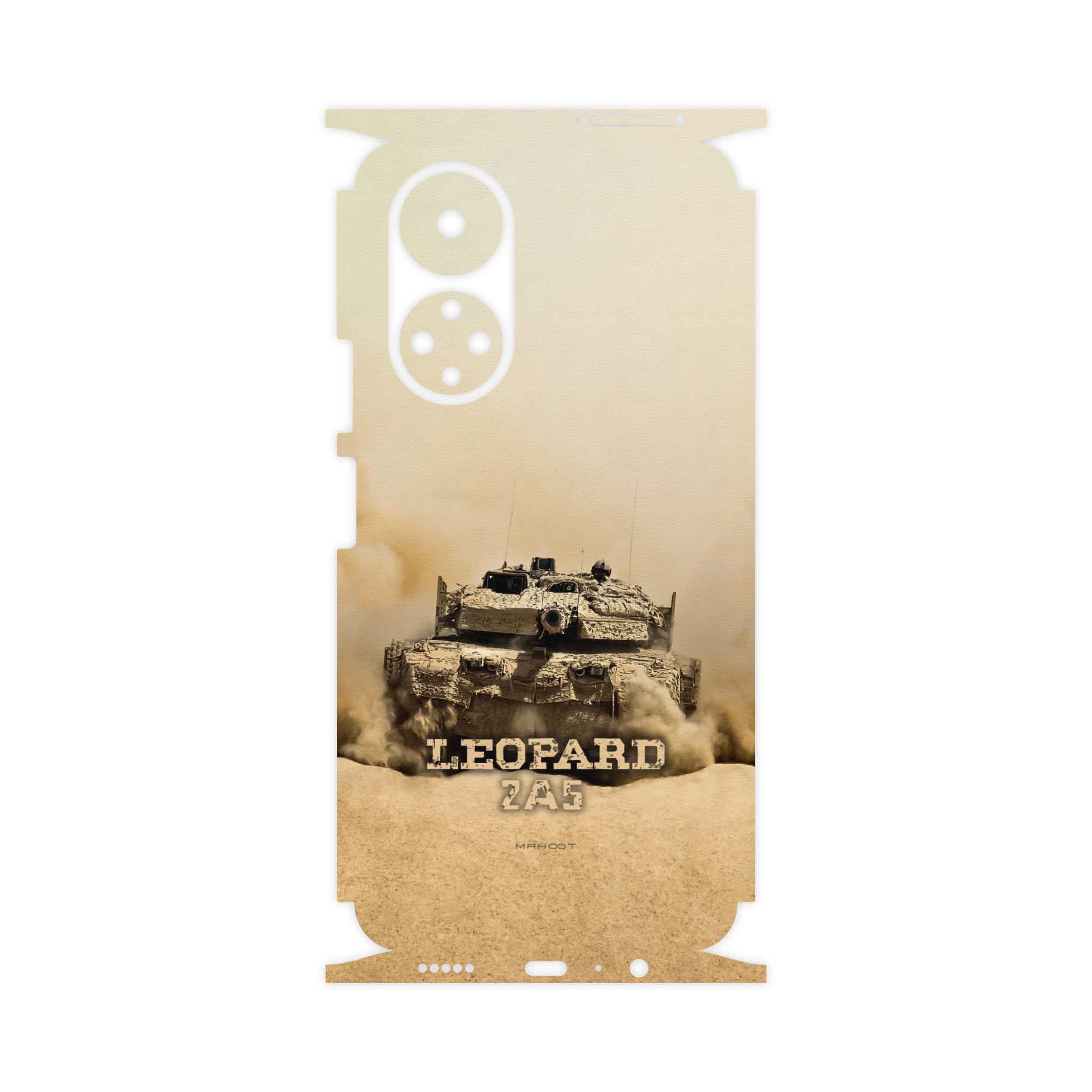 برچسب پوششی ماهوت مدل Leopard-2A5-tank-FullSkin مناسب برای گوشی موبایل آنر X7