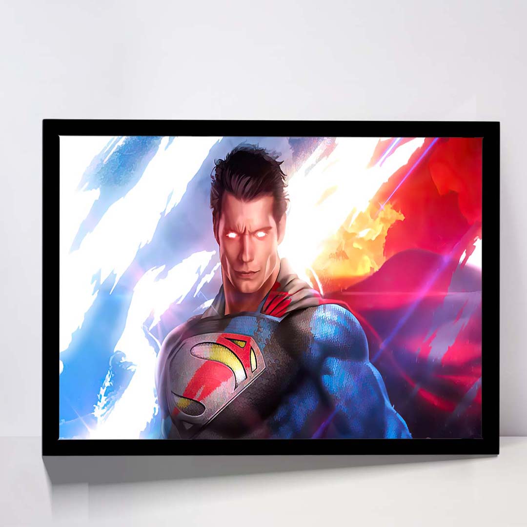 تابلو مدل man of steel کد F-14001