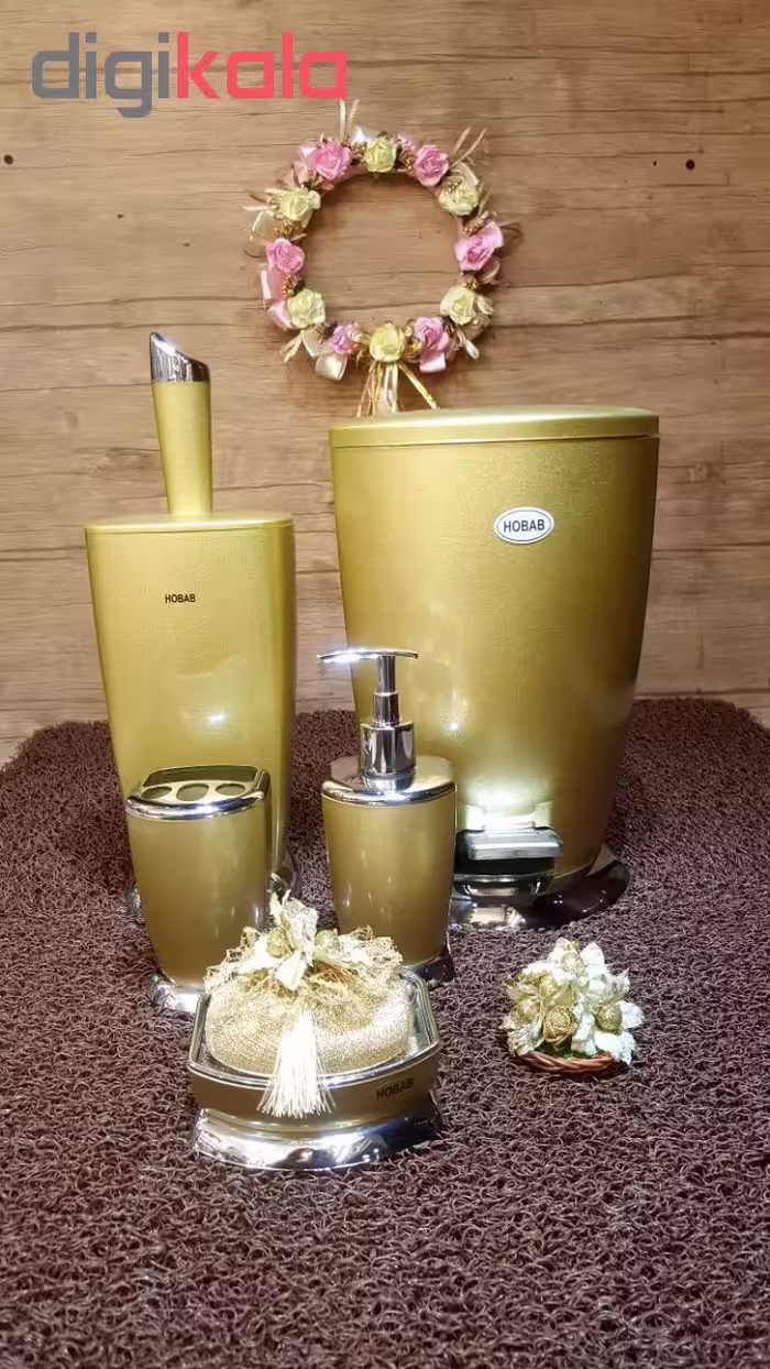 ست سرویس بهداشتی ۵ تکه حباب کد 136700