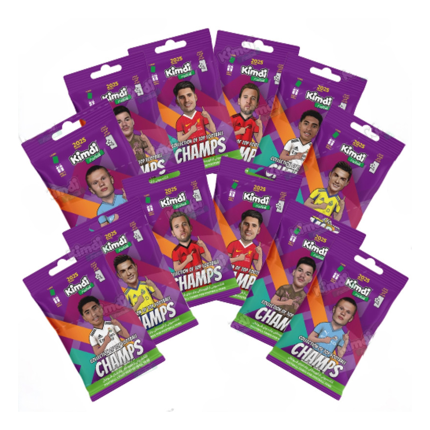 کارت بازی فوتبالی کیمدی 2025 (Champs) Kimdi پک 10 عددی