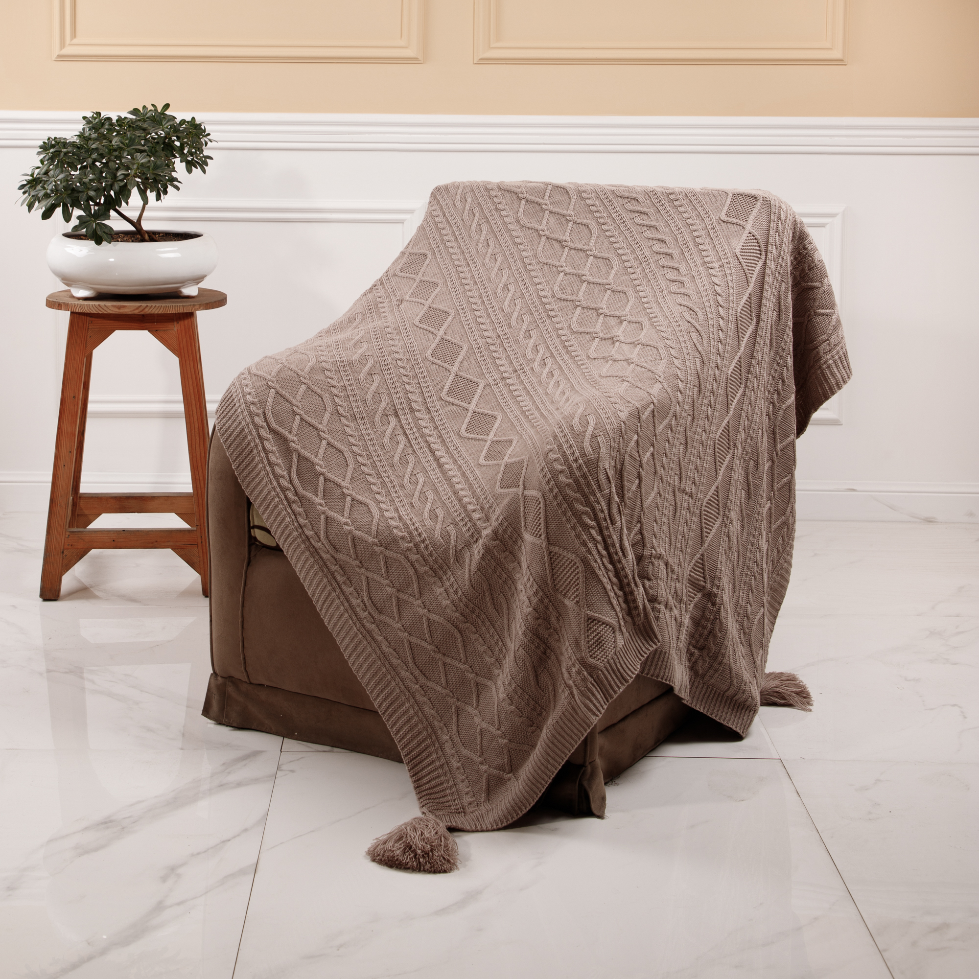 شال مبل و تخت مدل دیانا کد 1 سایز 140x170 سانتی متر