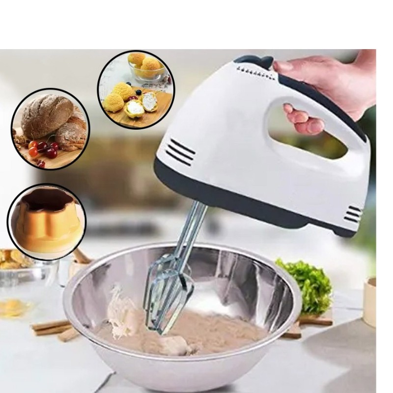 همزن برقی  اسکارلت دوموتوره 7 سرعته پرقدرت 180 وات با پره استیل  با کیفیت ساخت بالا