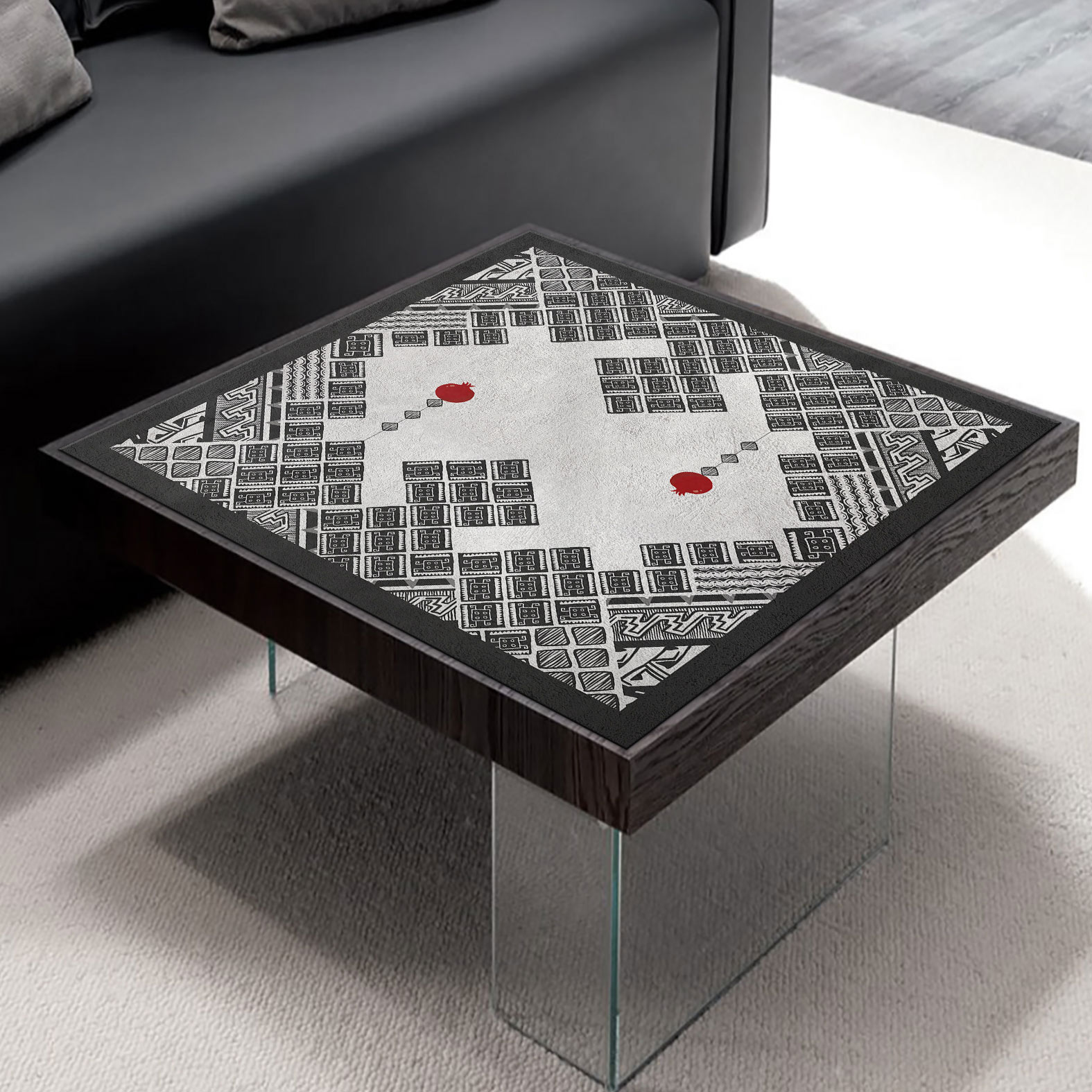 رومیزی شمسه نگار مدل یلدا کد DY11.