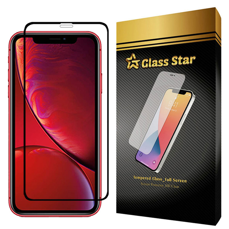 محافظ صفحه نمایش گلس استار مدل FUL مناسب برای گوشی موبایل اپل iPhone XR | کالا برتری