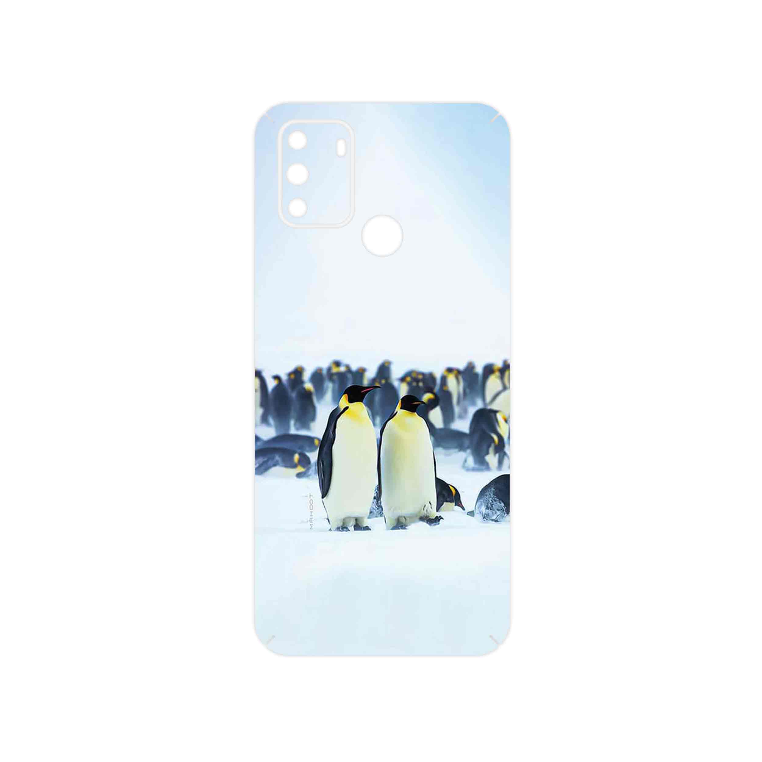 برچسب پوششی ماهوت مدل Penguin مناسب برای گوشی موبایل جی پلاس S10 2022