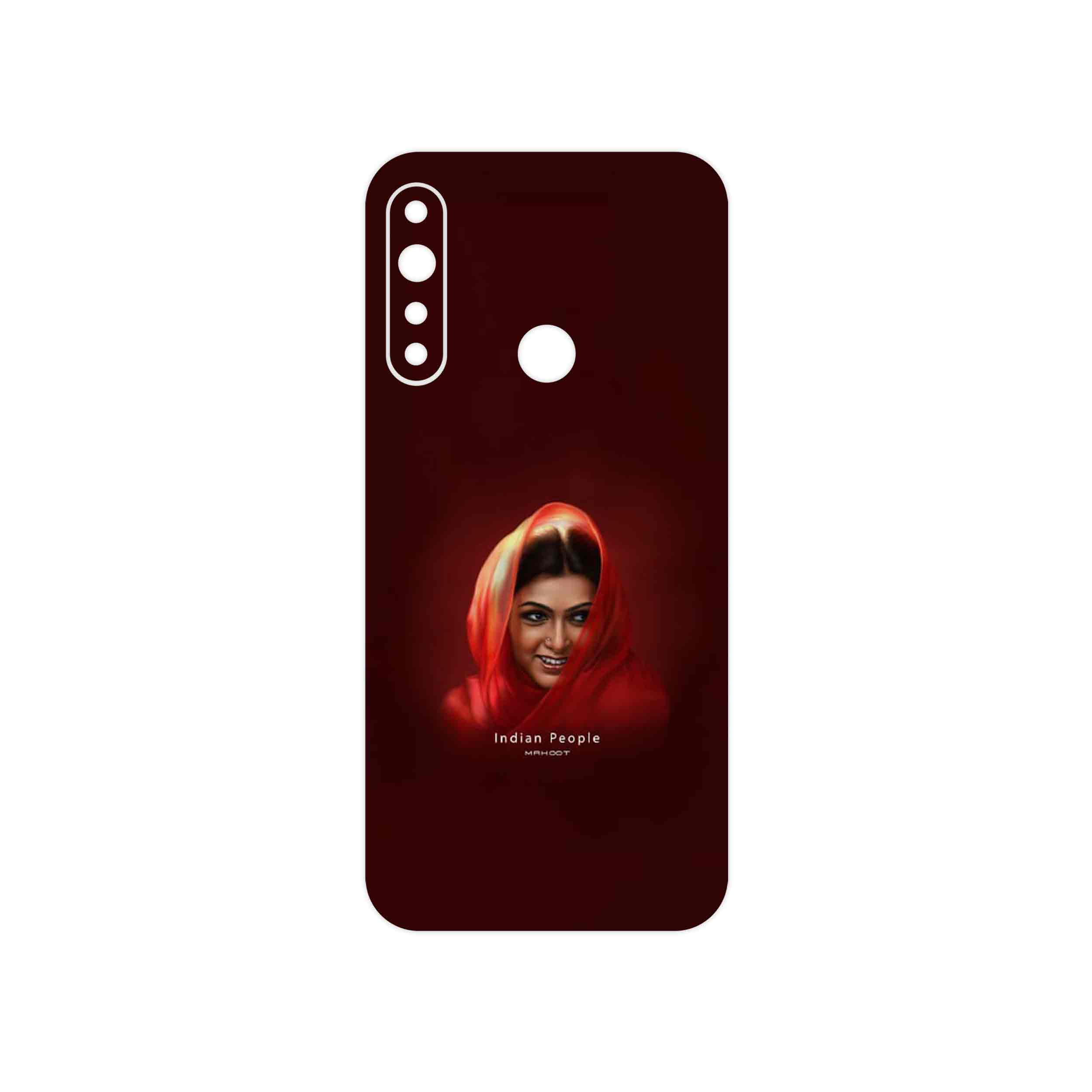 برچسب پوششی ماهوت مدل Portrait of an Indian Woman مناسب برای گوشی موبایل جی پلاس P10 Plus