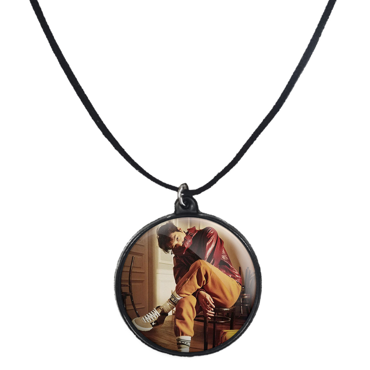 گردنبند پرمانه طرح exo کد pmb.14125 مدل دو طرفه