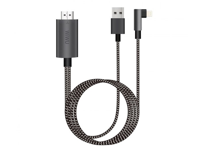 کابل مبدل لایتنینگ به اچ دی ام آی WiWU X7 Lightning HDTV Adapter 2m