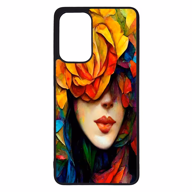 کاور طرح نقاشی چهره کد G-043 مناسب برای گوشی موبایل سامسونگ Galaxy A73 / A73 5G | دیجی قاب دونی